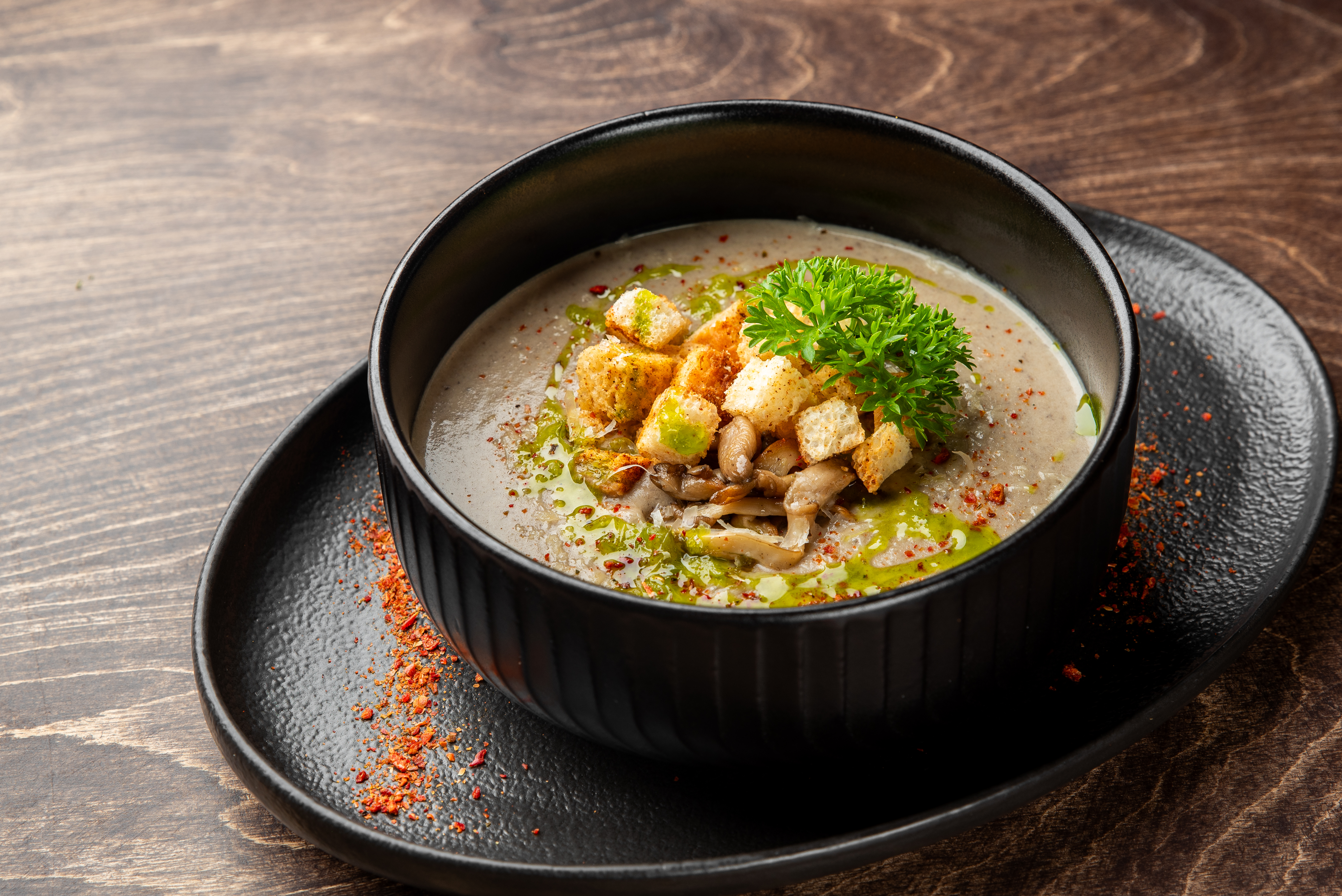 Грибной крем-суп